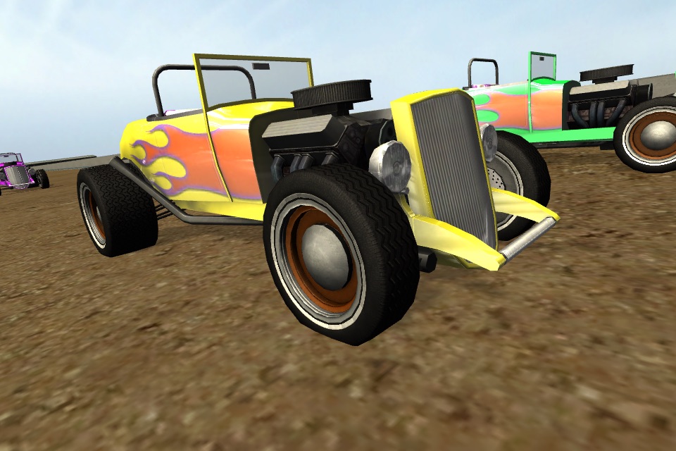 Classic Roadster 1930s Car Dirt Racing 3D - Driving Vintage Old Car Simulator screenshot 4