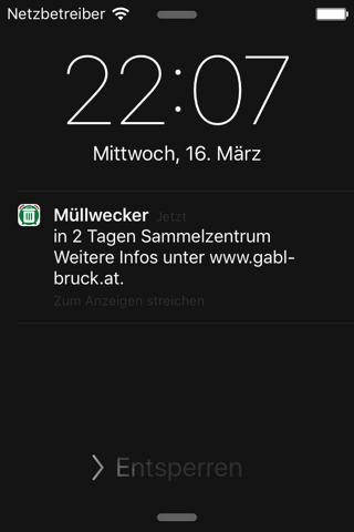 Müllwecker App screenshot 3
