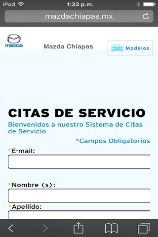 Mazda Chiapas screenshot 3