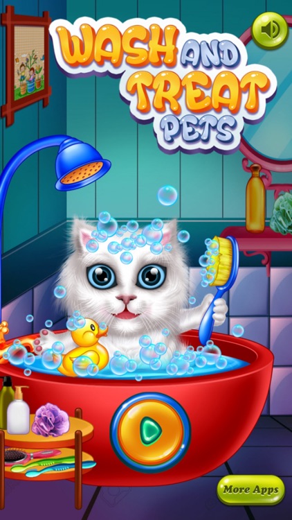 Wash and Treat Pets Kids Game - FREE by Stefano Frassi