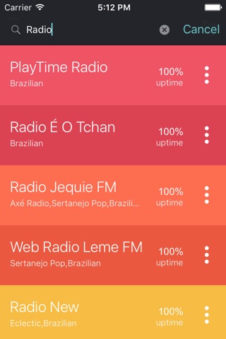 Brazilian Music Radio Stations screenshot 3