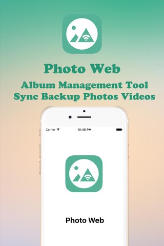 Photo Web - Free Transmission Sync & Backup Photos & Videos Tool Over WiFi screenshot 4