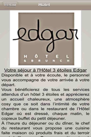 Hôtel Restaurant Edgar screenshot 4