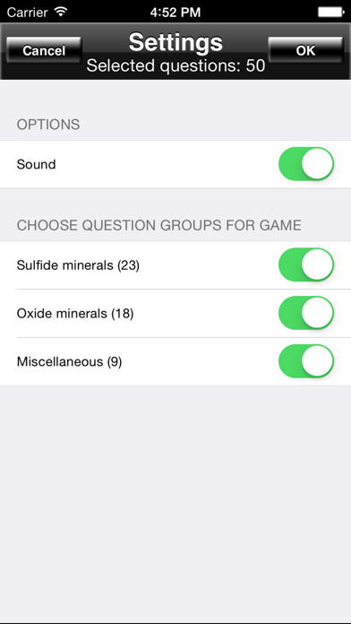 How to cancel & delete Mineral Quiz from iphone & ipad 2