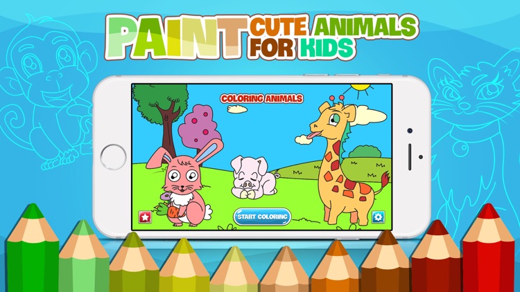AniPaint - Coloring Animals with Sparks for Kids
