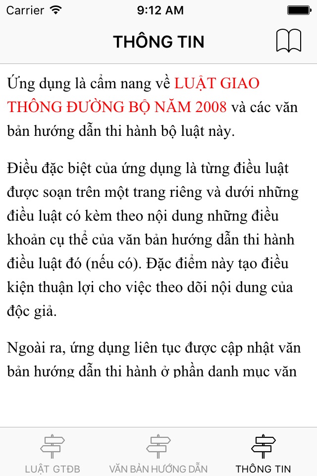 Luật Giao Thông Đường Bộ Năm 2008 screenshot 4