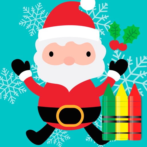 Christmas coloring and alphabet numbers games for kids iOS App