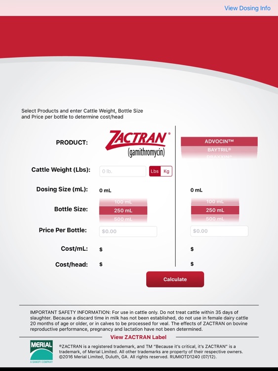 zactran-cost-calculator-for-ipad-by-sullivan-higdon-sink-inc
