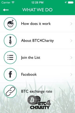 BTC4Charity: Donate Bitcoin screenshot 2