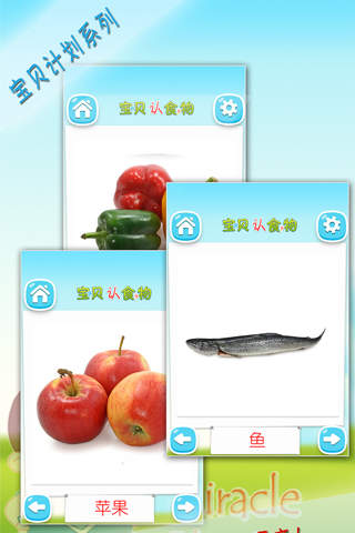 认食物 - 看图识字识物卡 screenshot 2