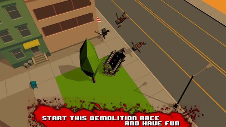 Zombie Smashy Death Race 3D screenshot-3