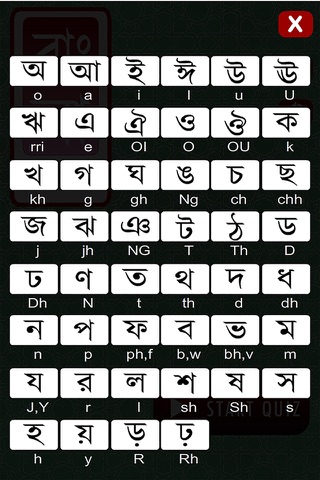 Bengali Quiz (Alphabet) screenshot 2