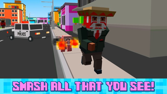 Blockhead Pig City Rampage 3D Full(圖3)-速報App