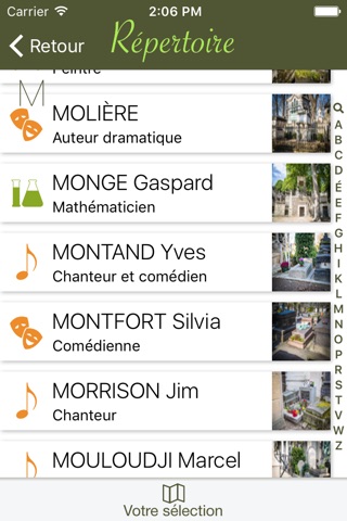 Père Lachaise App screenshot 3