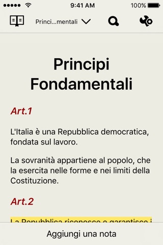 Costituzione Italiana screenshot 3