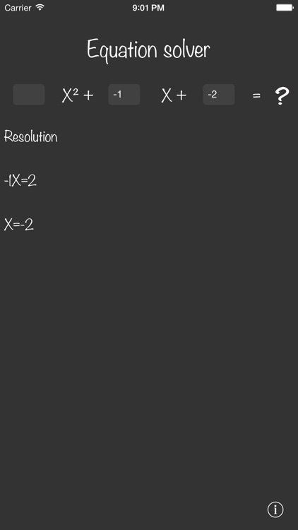 Equation solver +