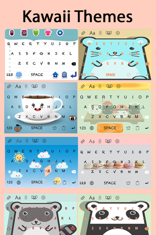 Color Fonts Keyboard: Cute Bio screenshot 3