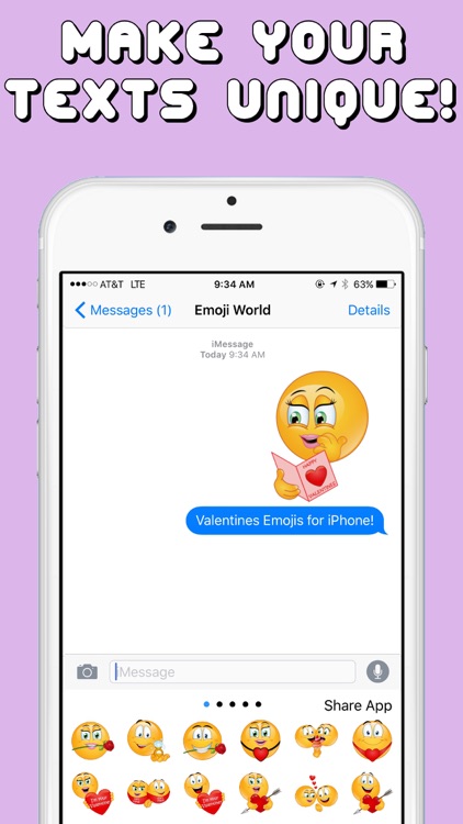 Valentines Emojis Keyboard by Emoji World screenshot-3