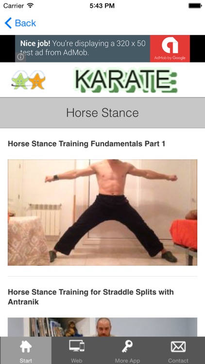 Karate Training and Exercises