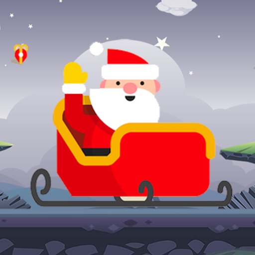 Santa Sleigh Ride Icon