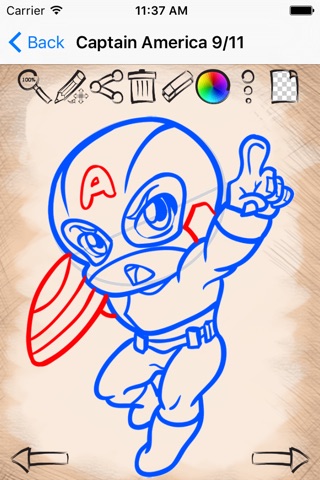 Drawing Ideas For Chibi Superheroes screenshot 3