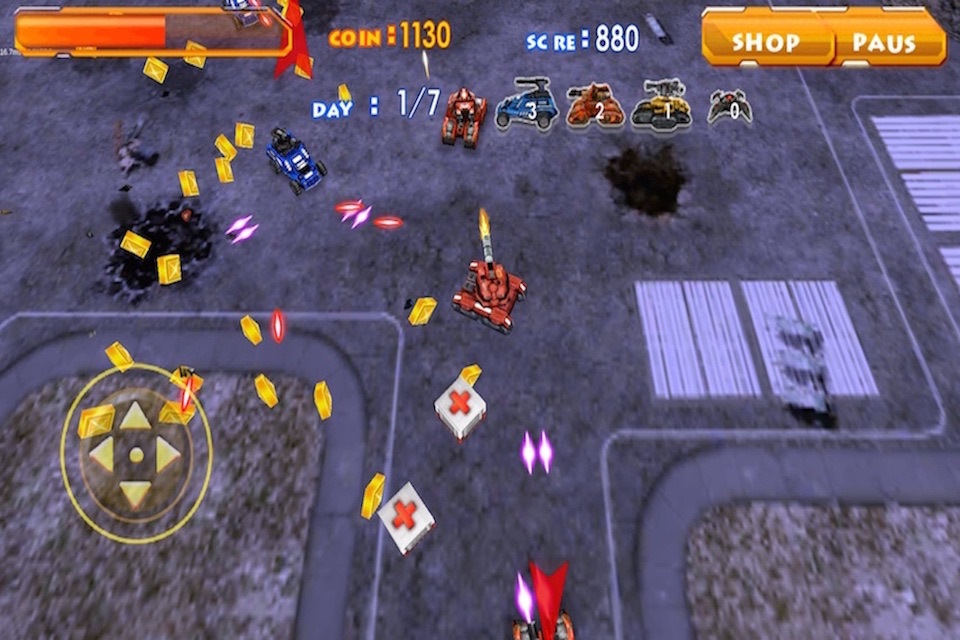 Tank Blaze of War: Battle of city with a tank force screenshot 2