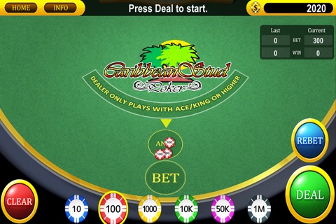 Caribbean Stud Poker! screenshot 2