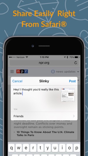 Slinky - Simply Share Links(圖2)-速報App