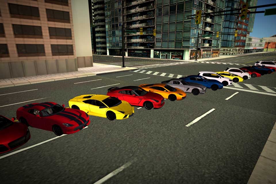 Sport Car Traffic Driving screenshot 2