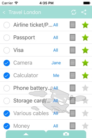Mint T Bag (Travel packing list) screenshot 4