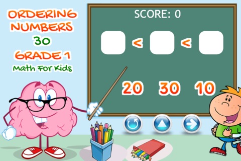Ordering Numbers 30 Grade 1 Math For Kids screenshot 2