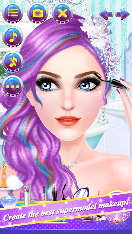 Supermodel Fashion: Beauty Stylist Salon - Spa, Makeup & Dress Up Girls Game