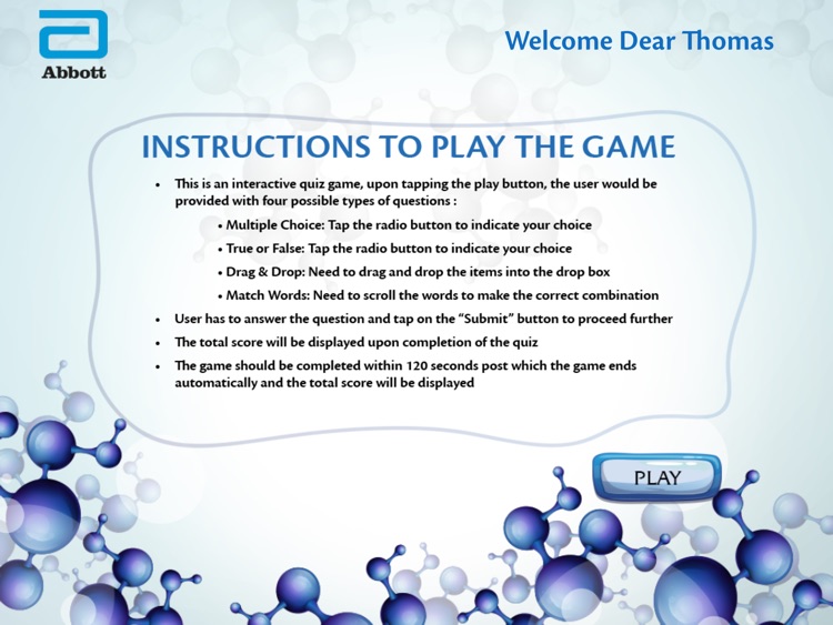 Interactive Quiz Game