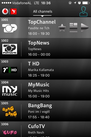 Vodafone Mobile Tv screenshot 2
