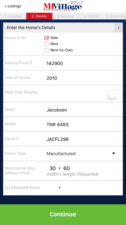 MHVillage Professional - Listing Management for Manufactured Housing Professionals