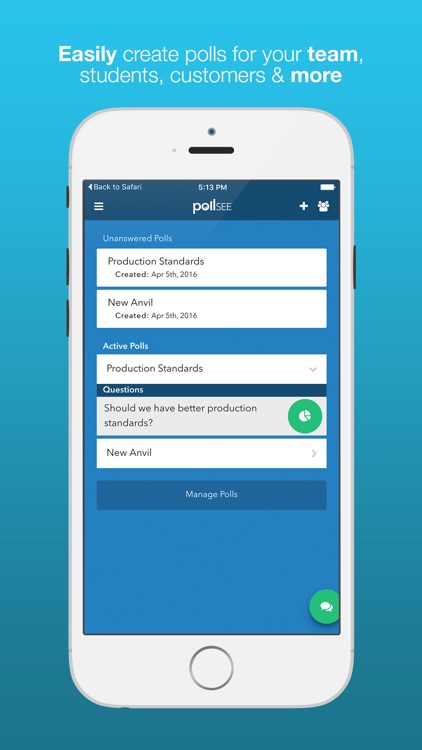 PollSee - Team Based Surveys and Polls