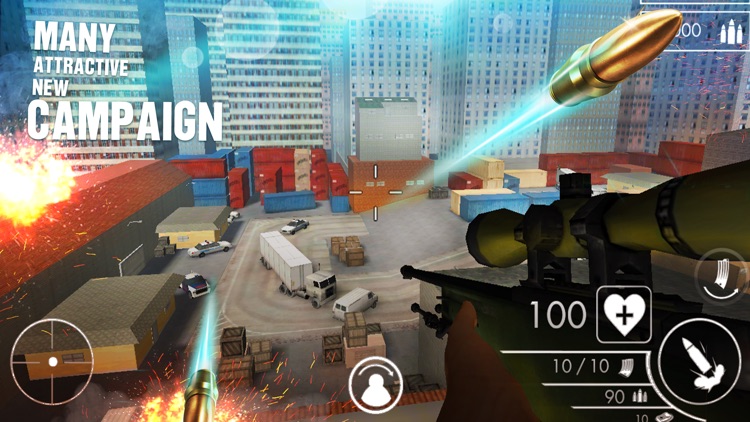 CS Sniper Shooter 3D: Headshot Combat Battle screenshot-4