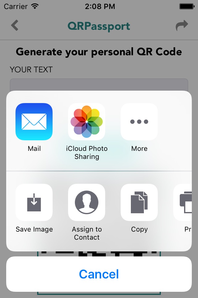 QRPassport - Easy Scanner and QRCode Generator screenshot 2