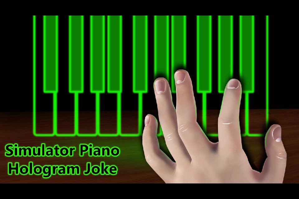 Simulator Piano Hologram Joke screenshot 2