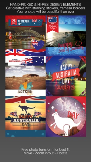 Australia Day Photo Editor : Celebrate 2