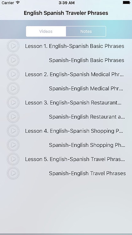 English Spanish Traveler Phrases