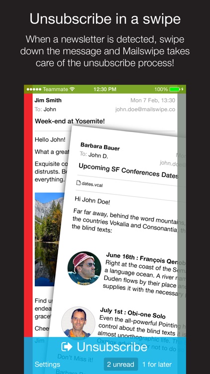 Mailswipe: process your inbox in seconds & unsubscribe in a swipe