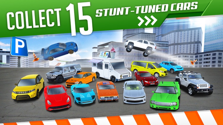 Roof Jumping 3 Stunt Driver Parking Simulator an Extreme Real Car Racing Game