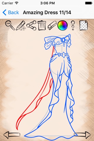 Drawing Lessons Marvelous Dresses screenshot 3