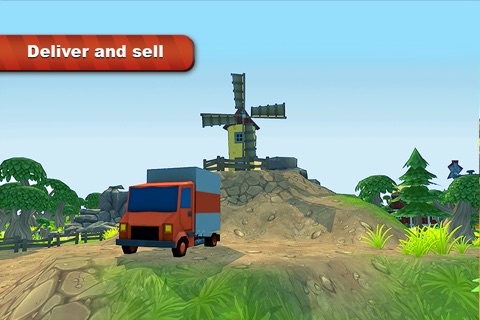 Farm Vehicle Simulator 3D - Drive farm tractor and harvest hay screenshot 3