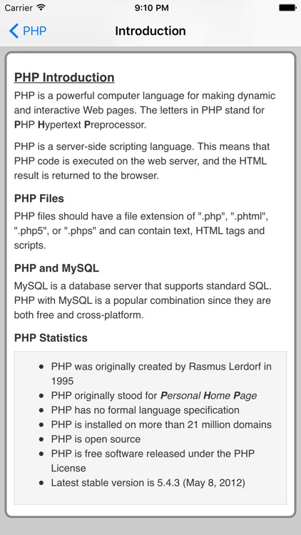 PHP Pro Quick Guide