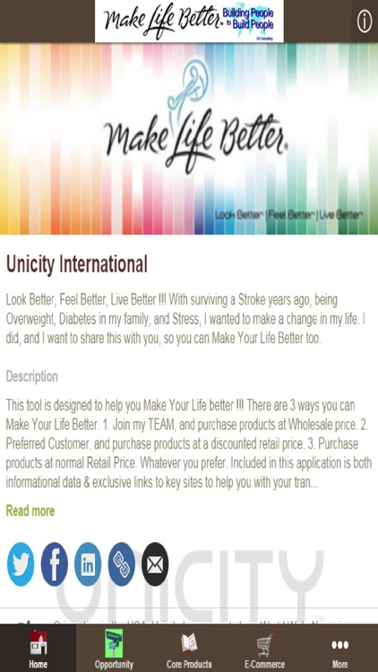 Make Life Better with UNICITY