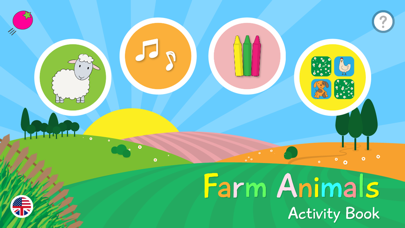 How to cancel & delete Farm Animals - Activity Book - Lite from iphone & ipad 1
