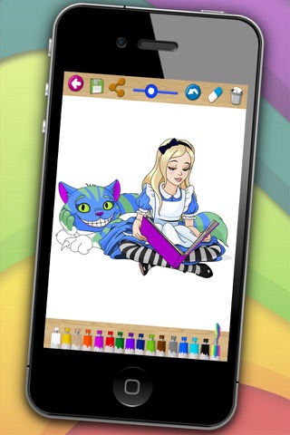Paint classic tales educational coloring book pages of stories for kids - Premium screenshot 3