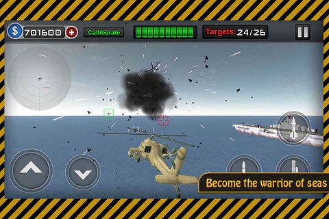 Gunship Heli Warfare Battle Game free screenshot 3